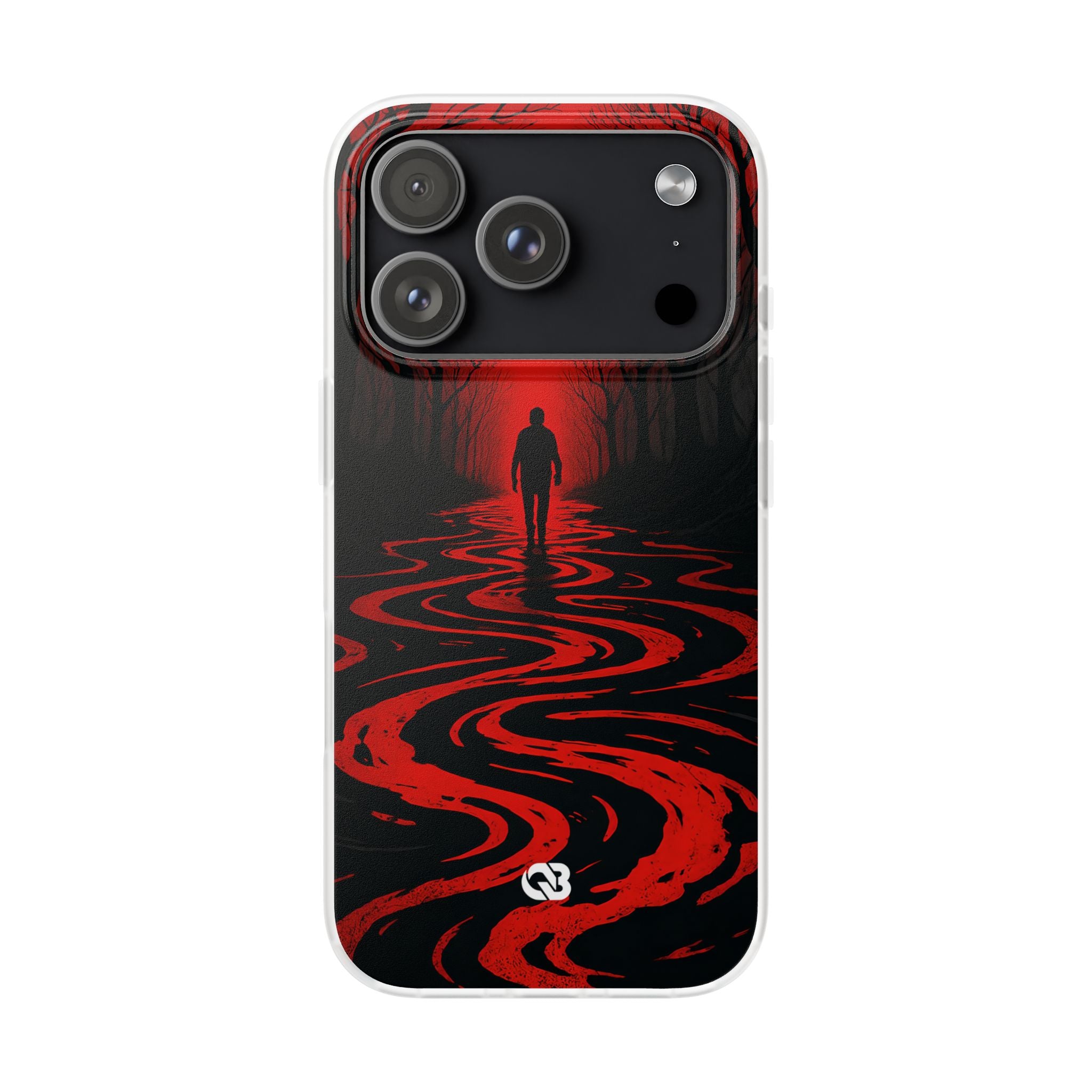 Crimson Shadow Path · Soft Phone Case for iPhone
