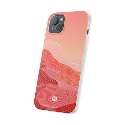 Coral Ridge Contours · Lite Phone Case for iPhone ·  Red