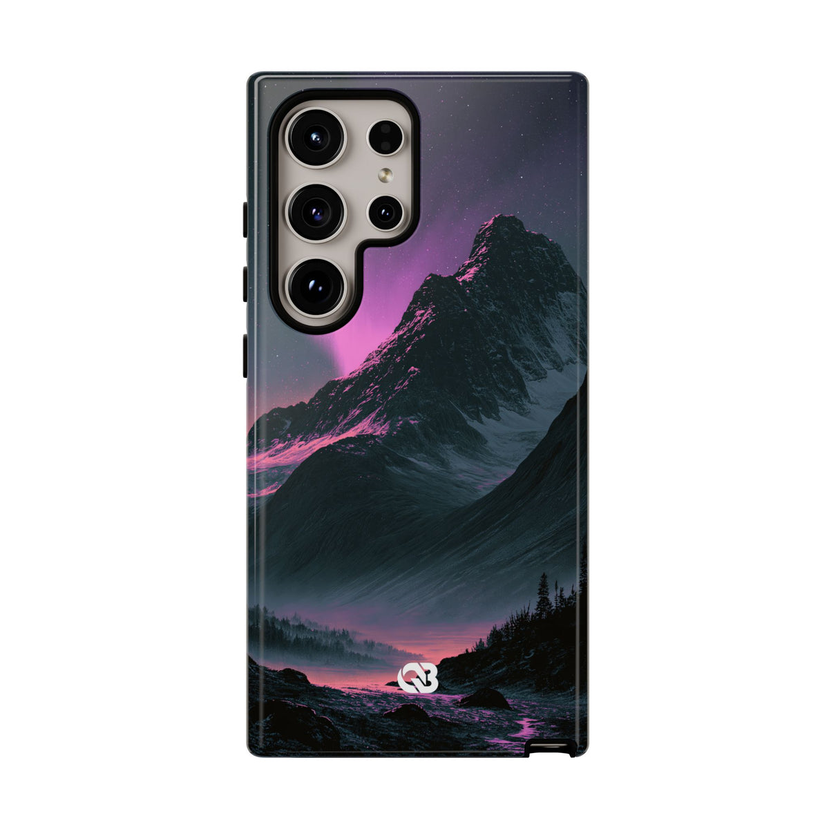 Arctic Aurora Summit · Tough Phone Case for Samsung · Black
