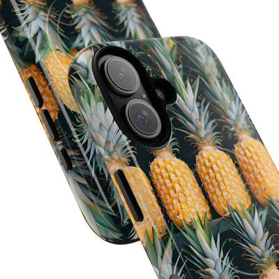 Lignes d'ananas dorés