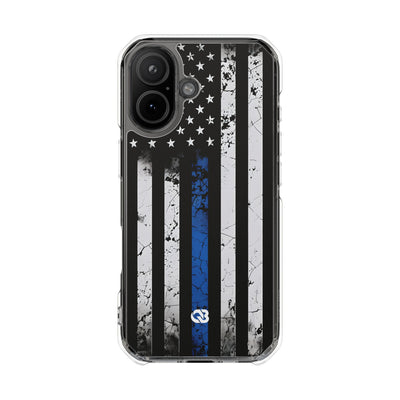 Gritty Cobalt Flag · Impact Phone Case for iPhone · Magsafe