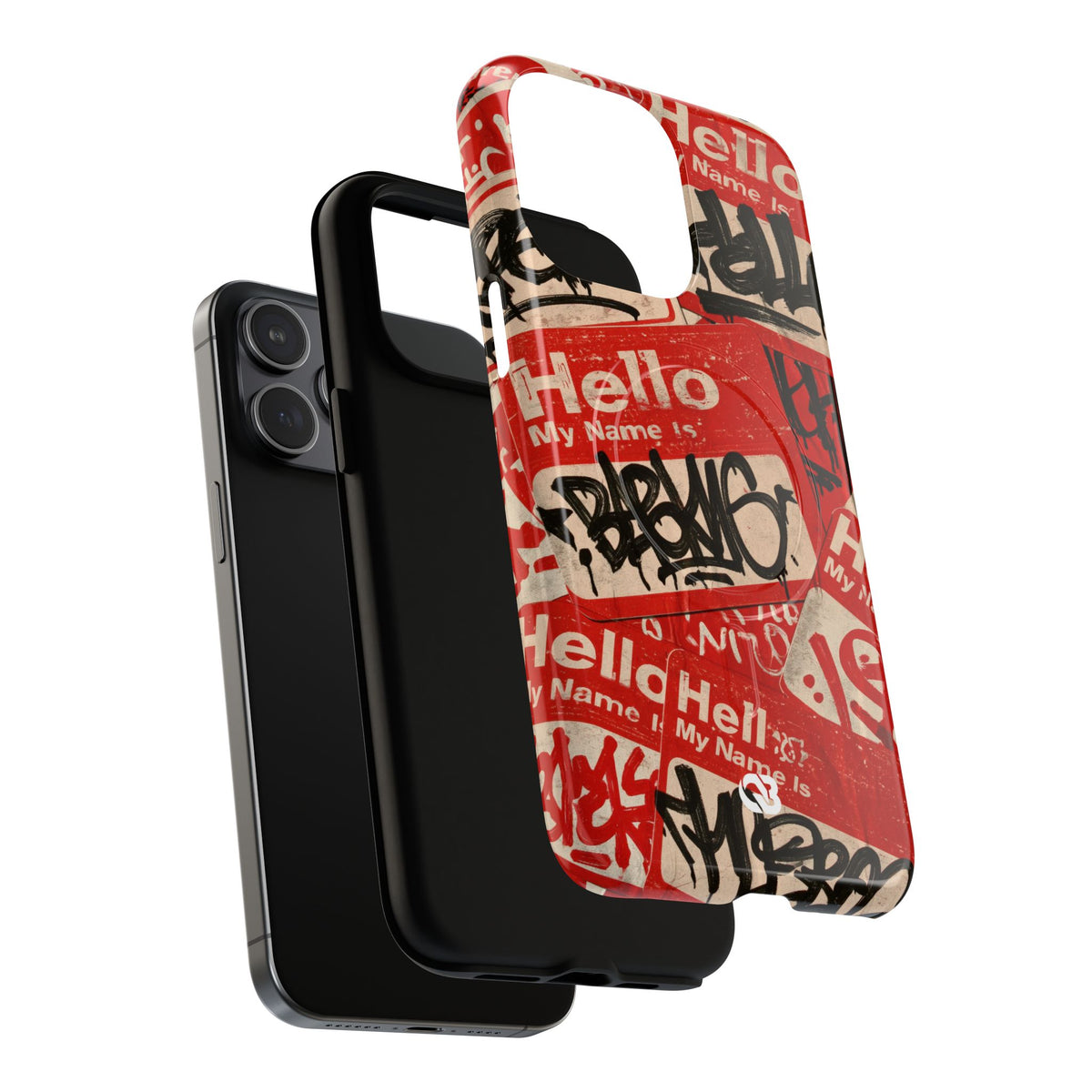 Slap Tag Collage · Tough 2.0 Magnetic Phone Case for iPhone · Red