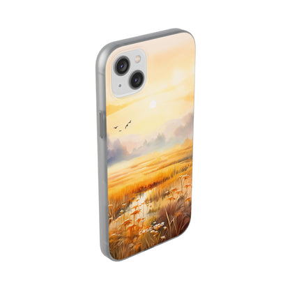 Gloeiende Zonsopgang iPhone 14 Plus Case - Soft