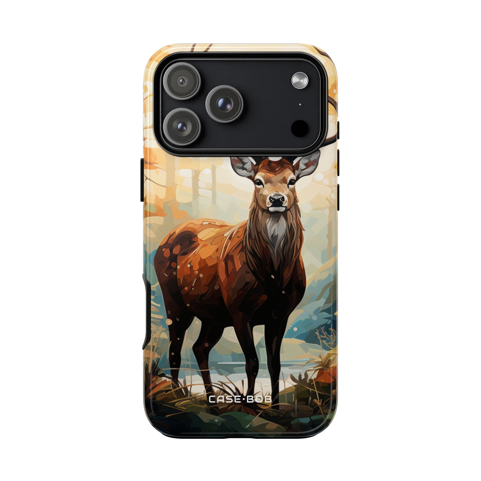 Glowing Stag iPhone 17 Pro Max Case - Tough - CASE•BOB