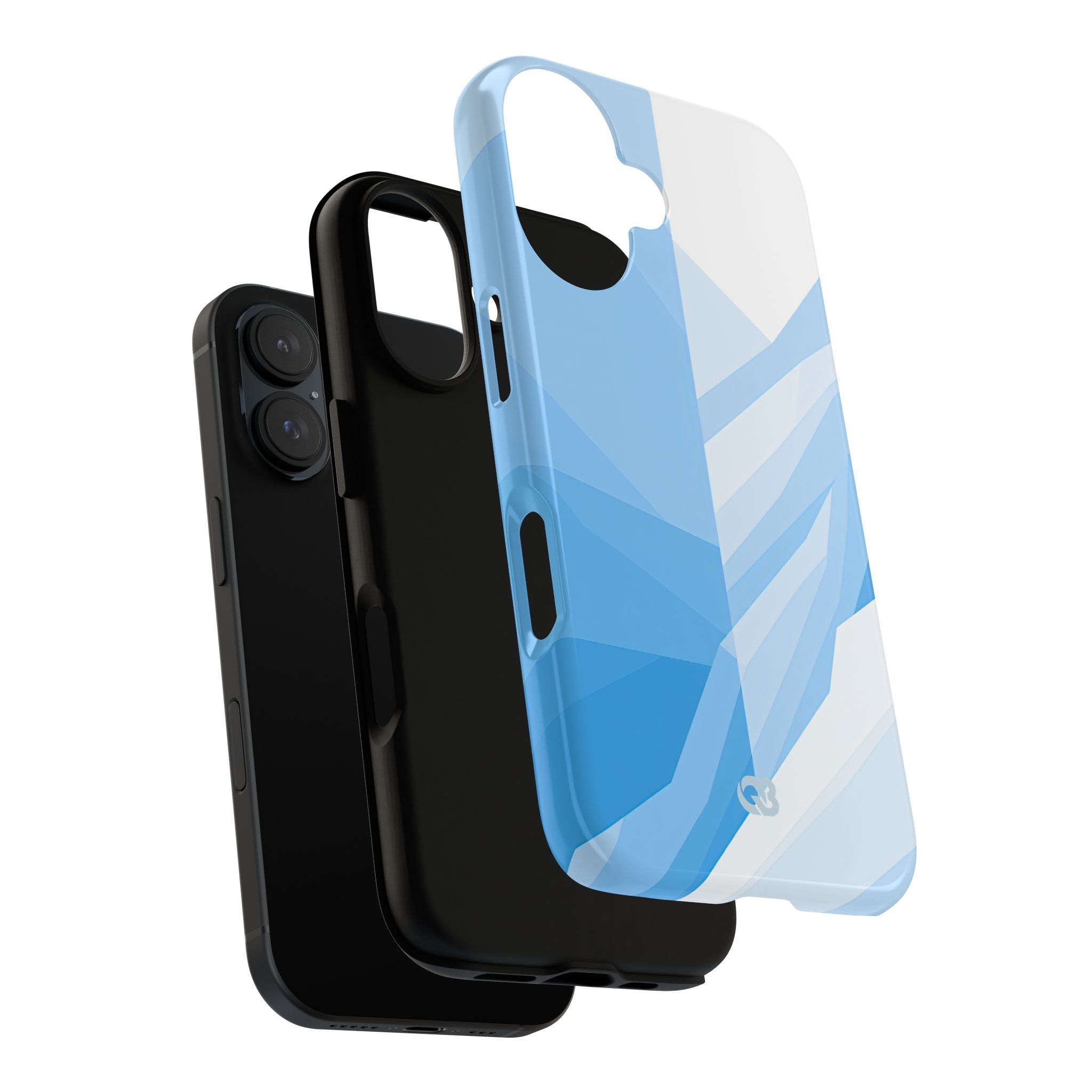 Blue Tough Phone Case for iPhone - Arctic Glacial Ridge