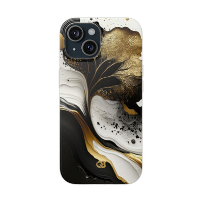 Molten Onyx Gold · Soft Phone Case for iPhone