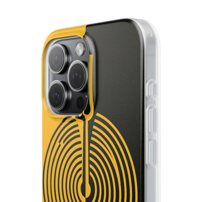 Yellow Lite Phone Case for iPhone - Voltage Sector Pulse