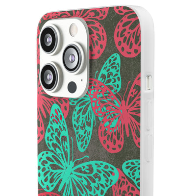 Electric Papillon · Lite Phone Case for iPhone ·  Pink
