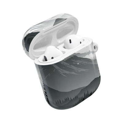 Alpine Horizon · Hard Case for AirPods & AirPods Pro · Black