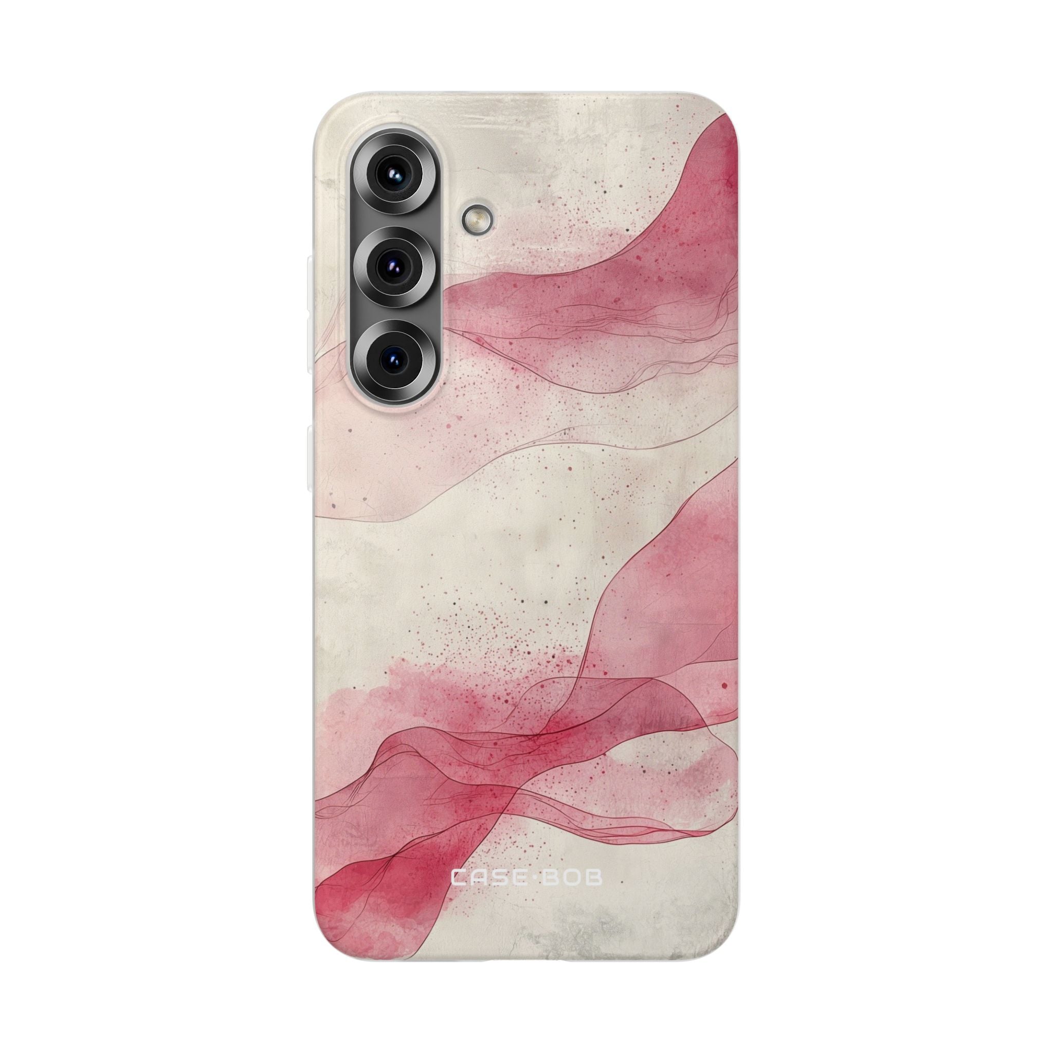 Crimson Waves Samsung S25 Case - Soft