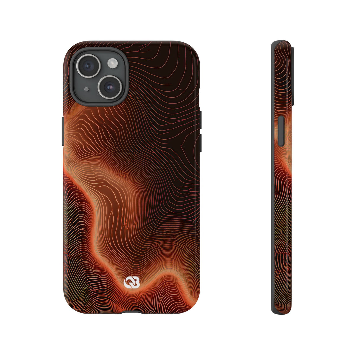 Caldera Ridge · Tough Phone Case for iPhone · Orange