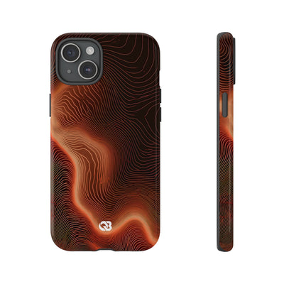 Caldera Ridge · Tough Phone Case for iPhone · Orange