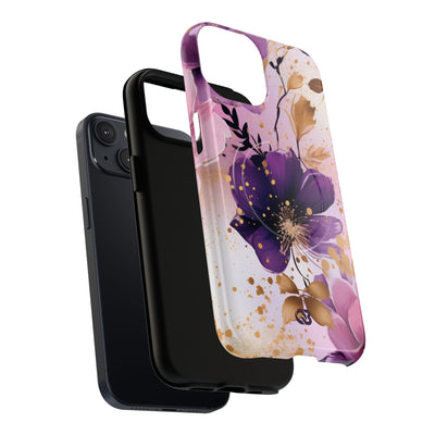 Gilded Violet Bloom · Tough+ Phone Case for iPhone · Magsafe