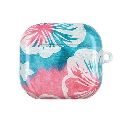 Tropical Hibiscus Bloom · Hard Case for AirPods & AirPods Pro · Teal