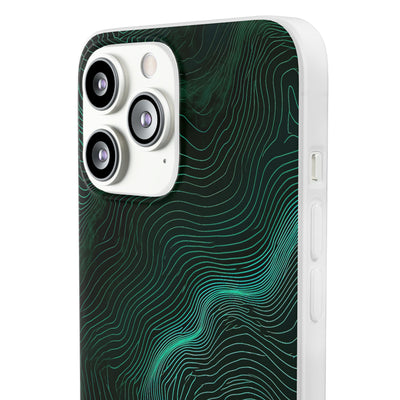 Emerald Topo Ridge · Lite Phone Case for iPhone ·  Green