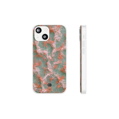 Coral Pixel Matrix · Lite Phone Case for iPhone ·  Green