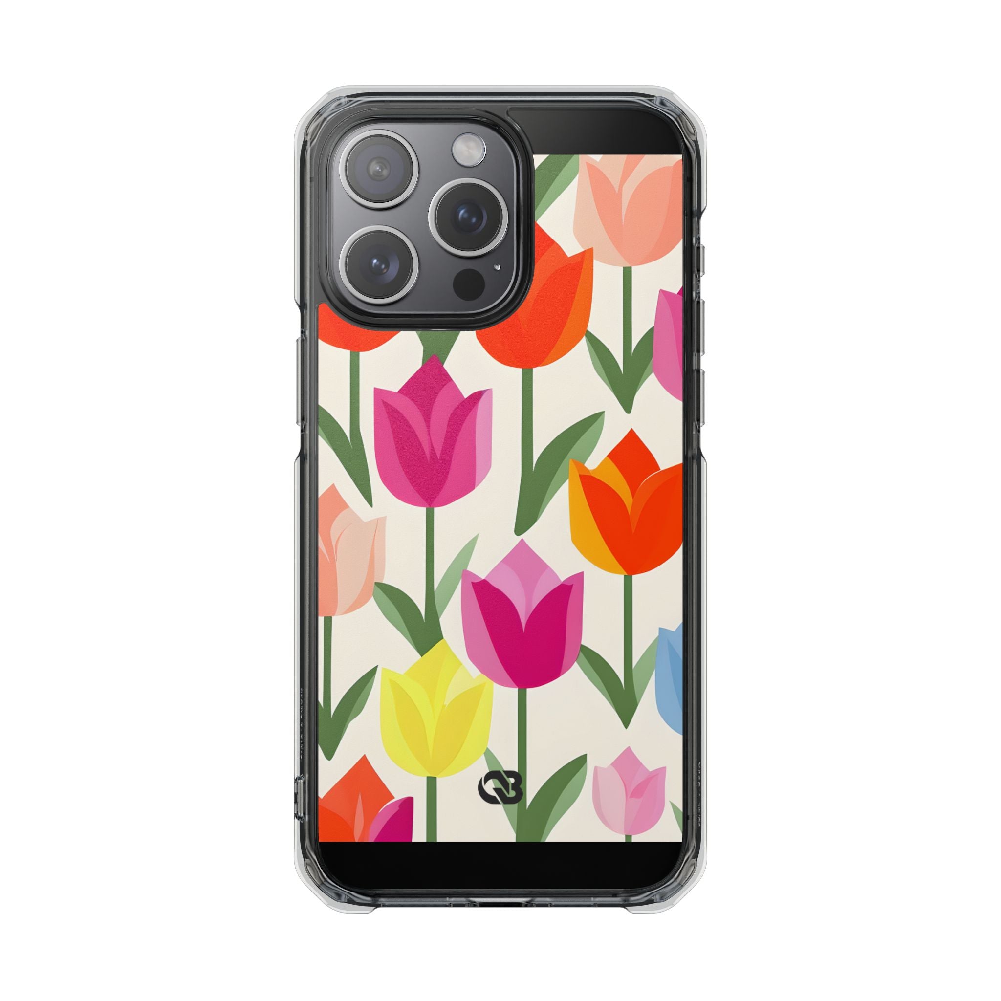 Vibrant Petal Grid · Impact Handyhülle für iPhone · Magsafe