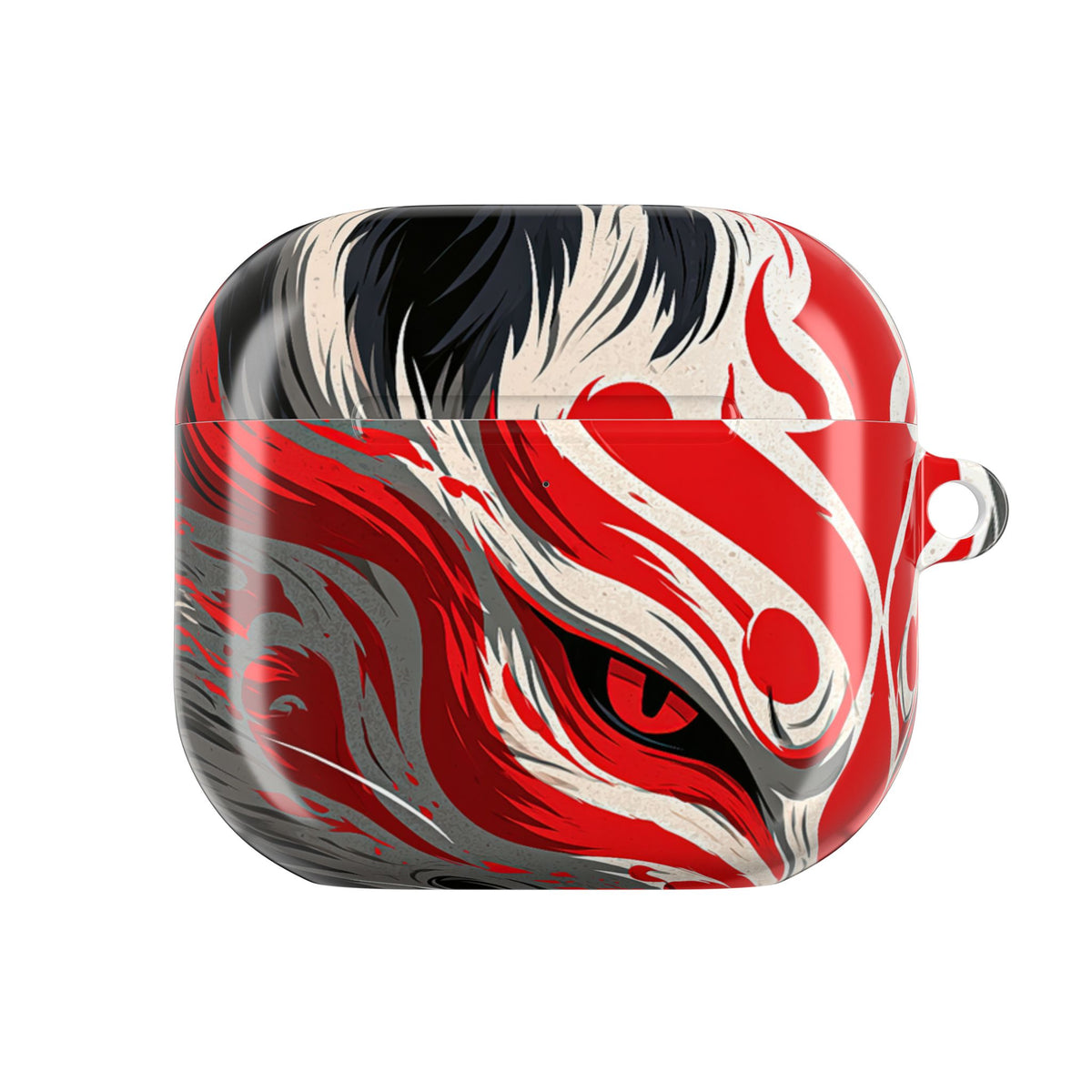 Crimson Kitsune Spirit · Hard Case for AirPods & AirPods Pro · Red