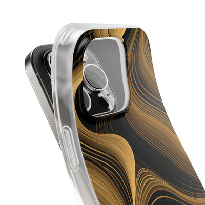 Gold Lite Phone Case for iPhone - Molten Copper Strands