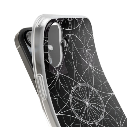 Radiant Petal Orbit iPhone 16 Plus Case - Soft