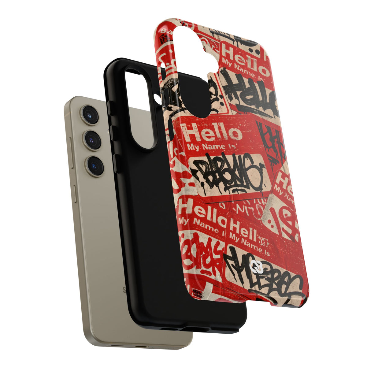 Slap Tag Collage · Tough Phone Case for Samsung · Red