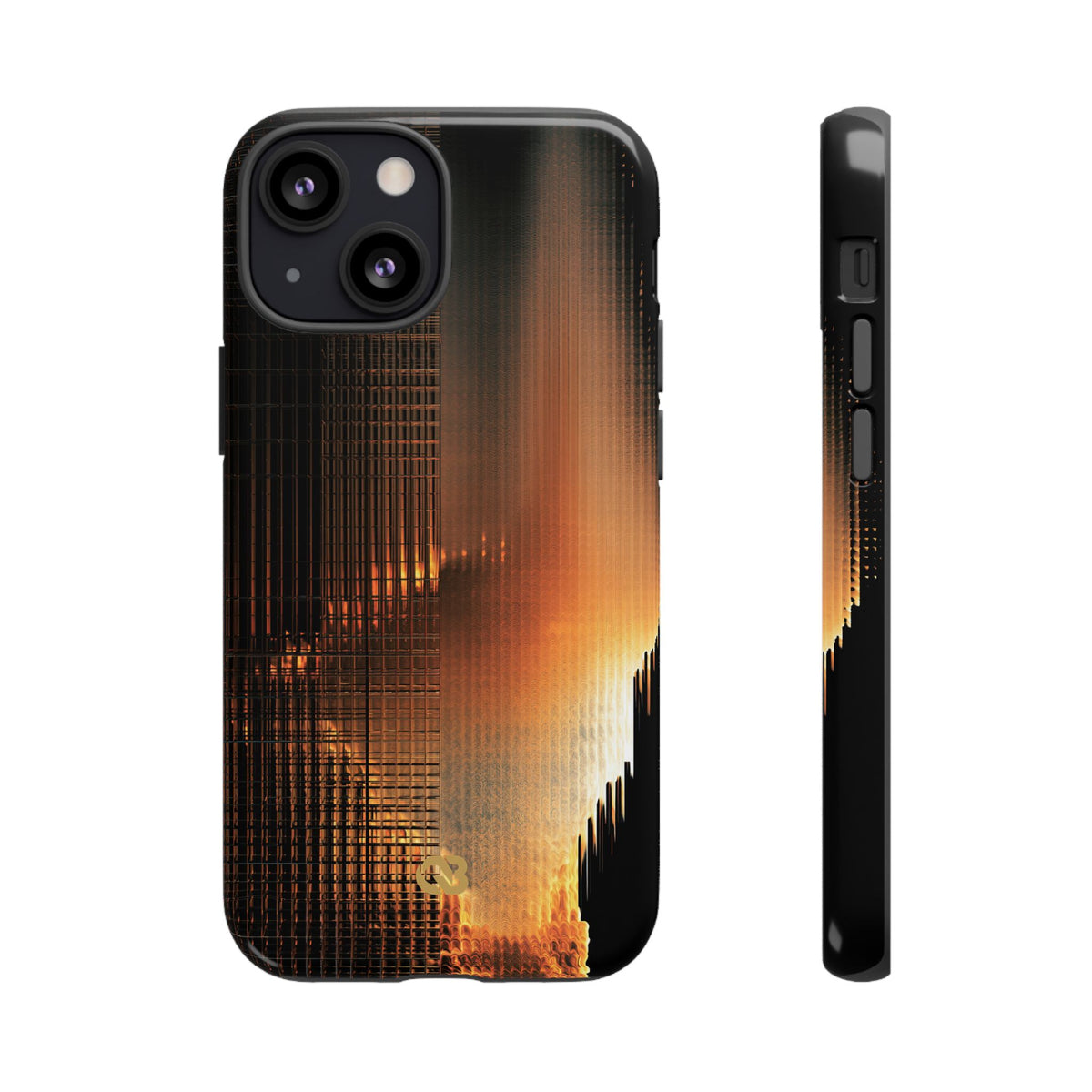 Luminous Grid · Tough Phone Case for iPhone · Black