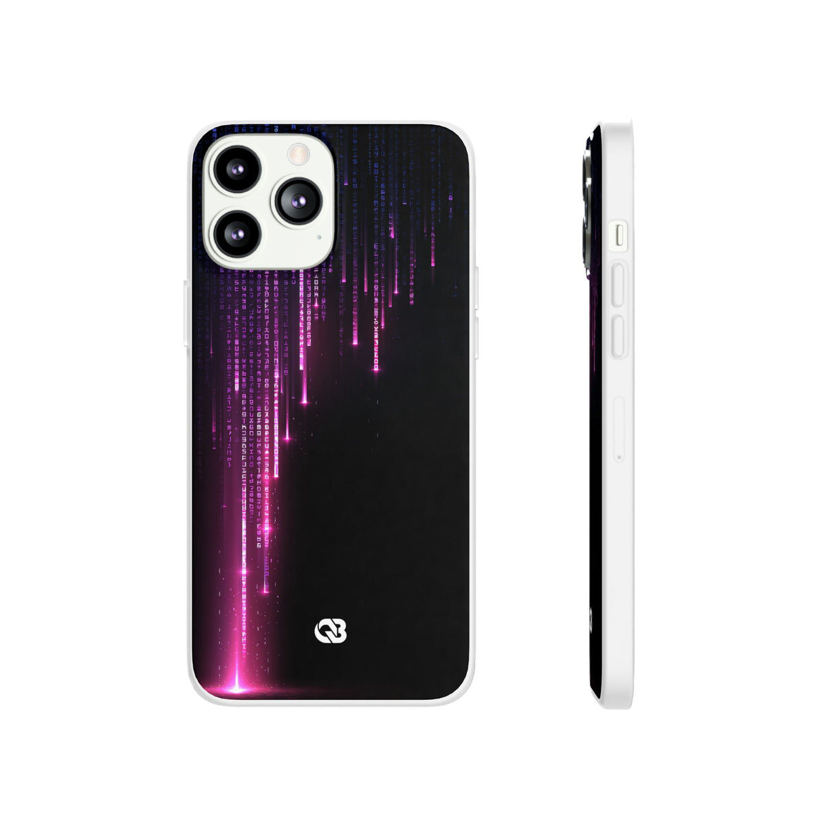 Binary Cascade · Lite Phone Case for iPhone ·  Black
