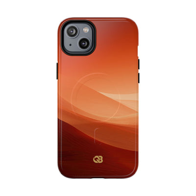 Orange Tough 2.0 Magsafe Phone Case for iPhone - Crimson Dune Gradient