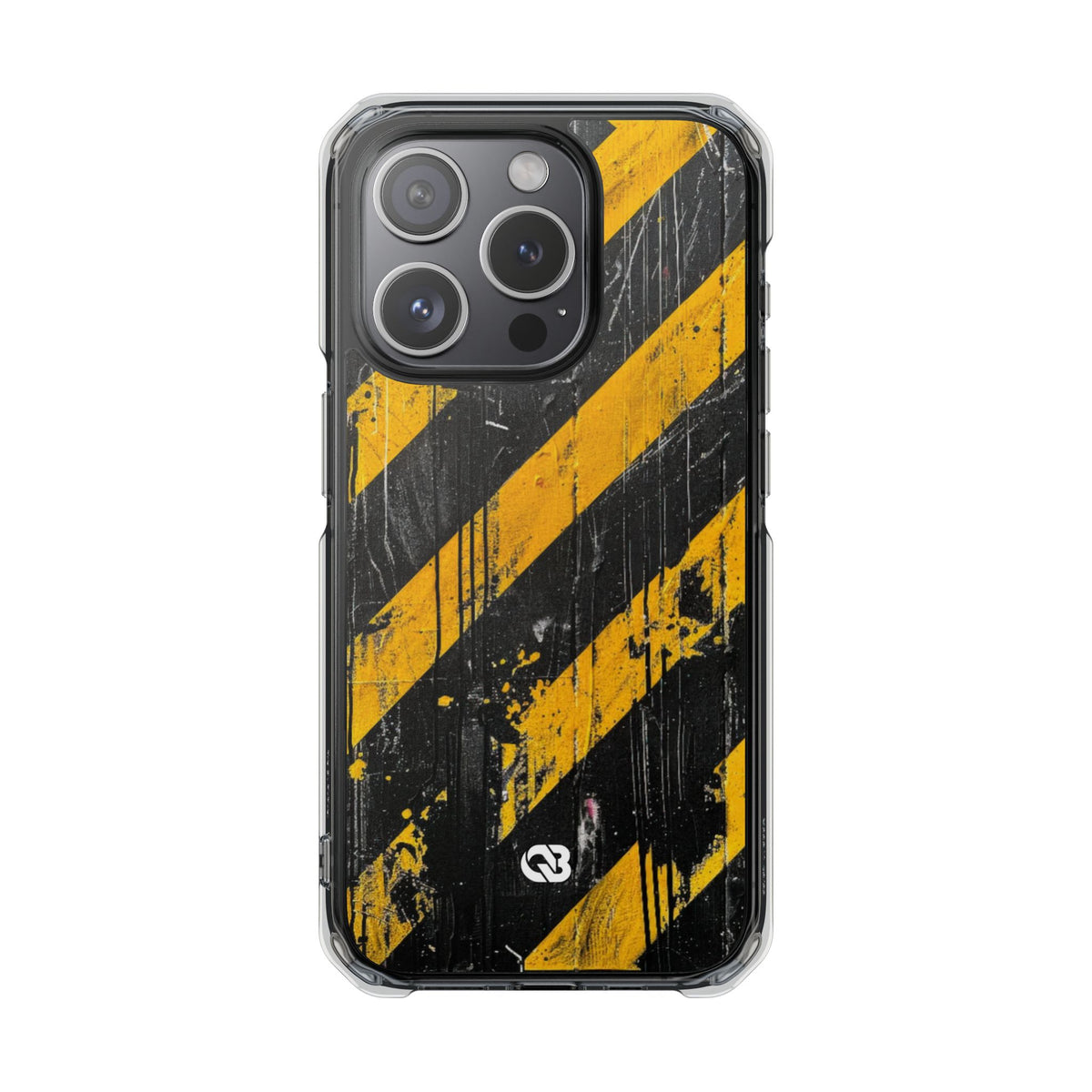 Urban Hazard Decay · Clear Impact Magnetic Phone Case for iPhone · Black