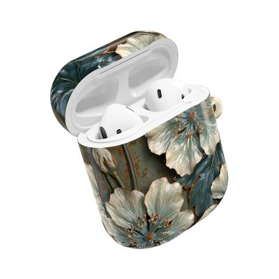 Gilded Blossom Reverie · Hard Case for AirPods & AirPods Pro · Teal