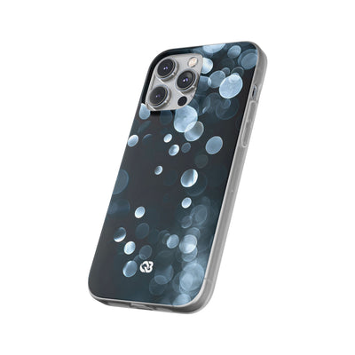 Black Lite Phone Case for iPhone - Silver Orbit Glow