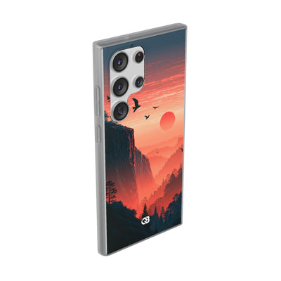 Orange Lite Phone Case for Samsung - Crimson Ridge Flight