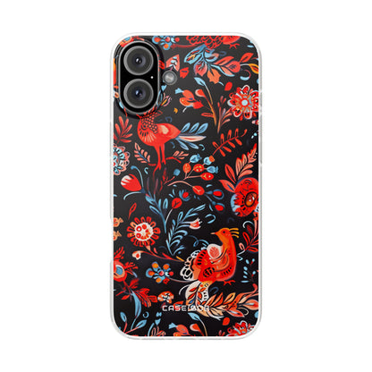 Vivid Birdscape iPhone 16 Plus Case - Soft