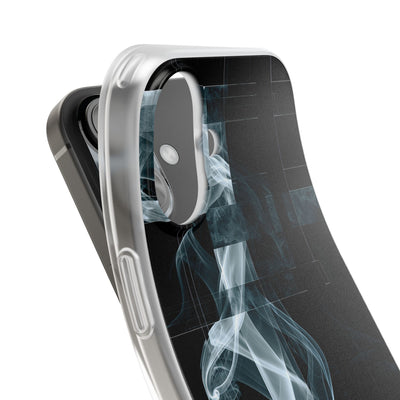 Black Lite Phone Case for iPhone - Arctic Vapor Grid