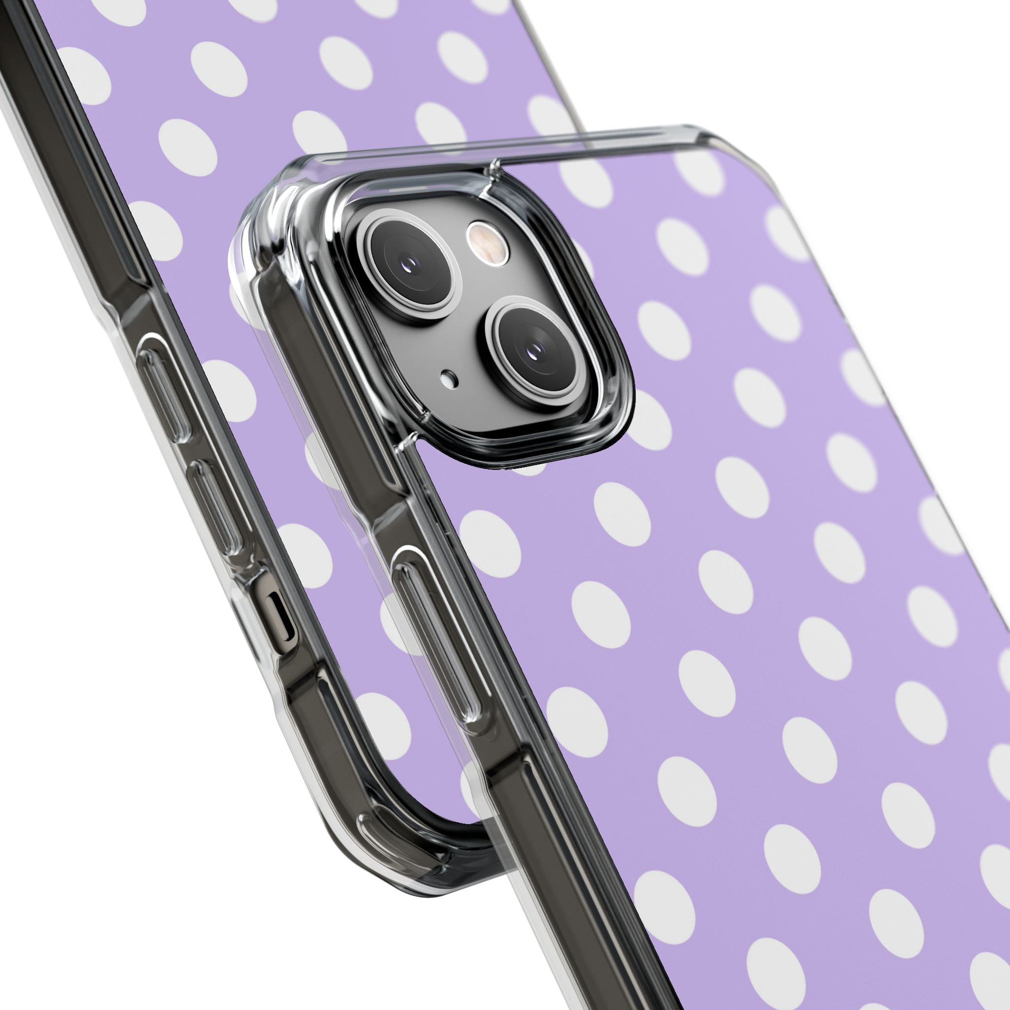 Lavender Polka Grid · Impact Phone Case for iPhone · Magsafe
