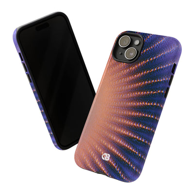 Luminous Aura Burst · Tough Phone Case for iPhone · Blue