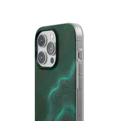 Emerald Topo Ridge · Lite Phone Case for iPhone ·  Green