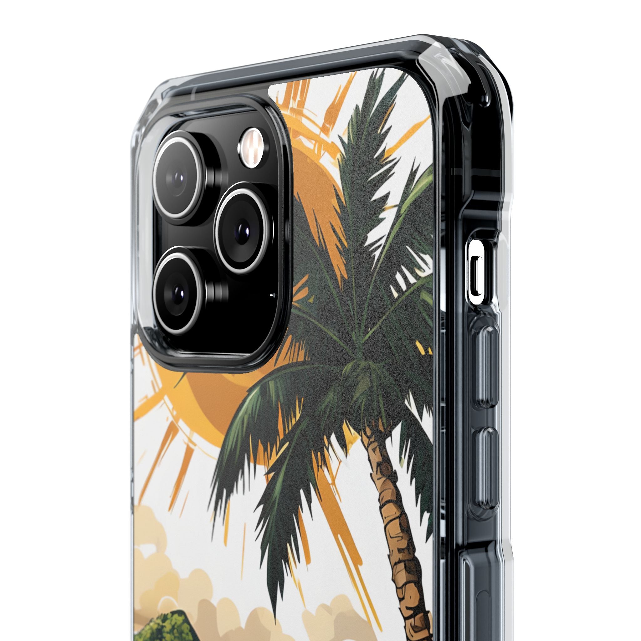 Sunny Palm Breeze iPhone 14 Pro Max Case - Impact