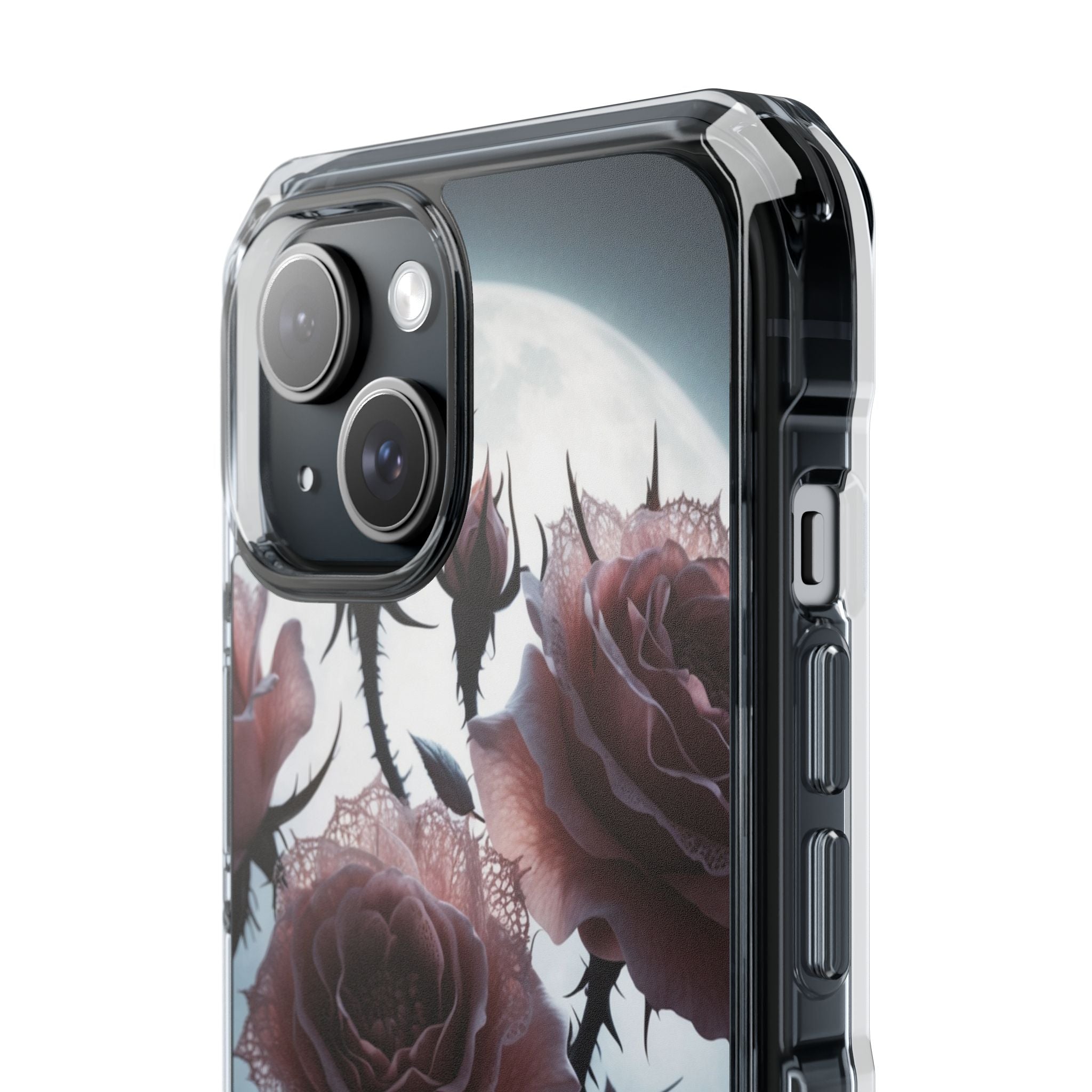 Lunar Lace Petals · Impact Coque de téléphone pour iPhone · Magsafe