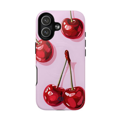Ruby Gloss Cherry · Tough+ Handyhülle für iPhone · Magsafe