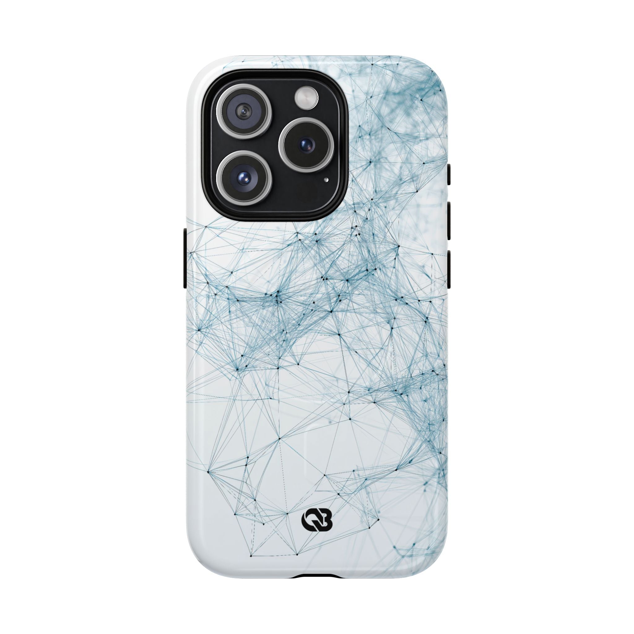 Blue Tough 2.0 Magsafe Phone Case for iPhone - Glacial Neural Web