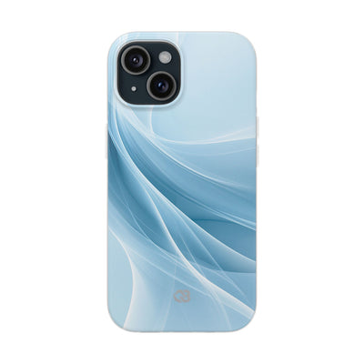Blue Lite Phone Case for iPhone - Arctic Silk Drift