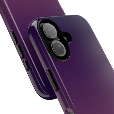 Purple Tough Phone Case for iPhone - Nocturnal Plum Fade