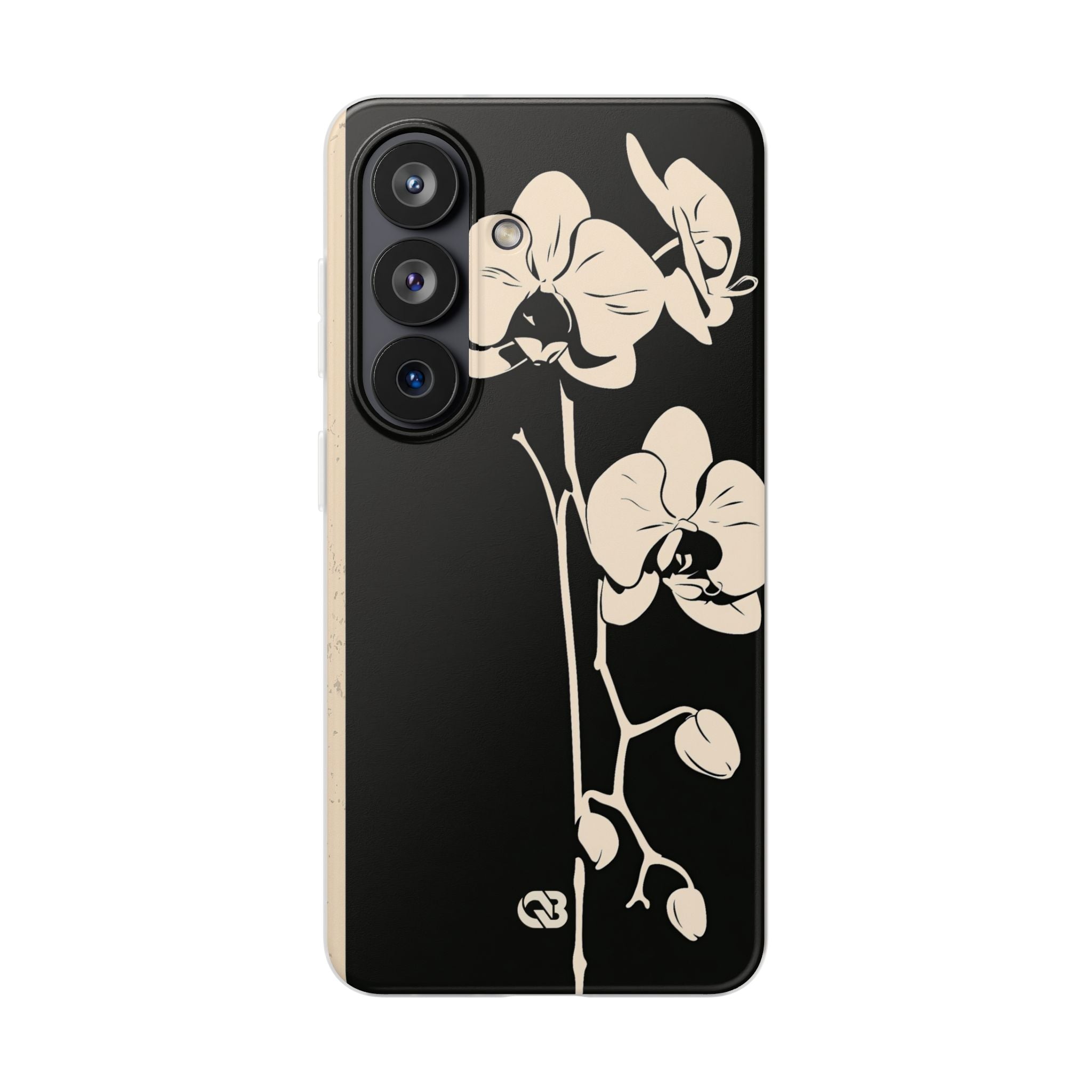 Black Lite Phone Case for Samsung - Obsidian Bone Orchid