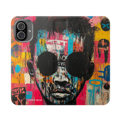 Black Orb Face - iPhone 16 Plus Case - Wallet