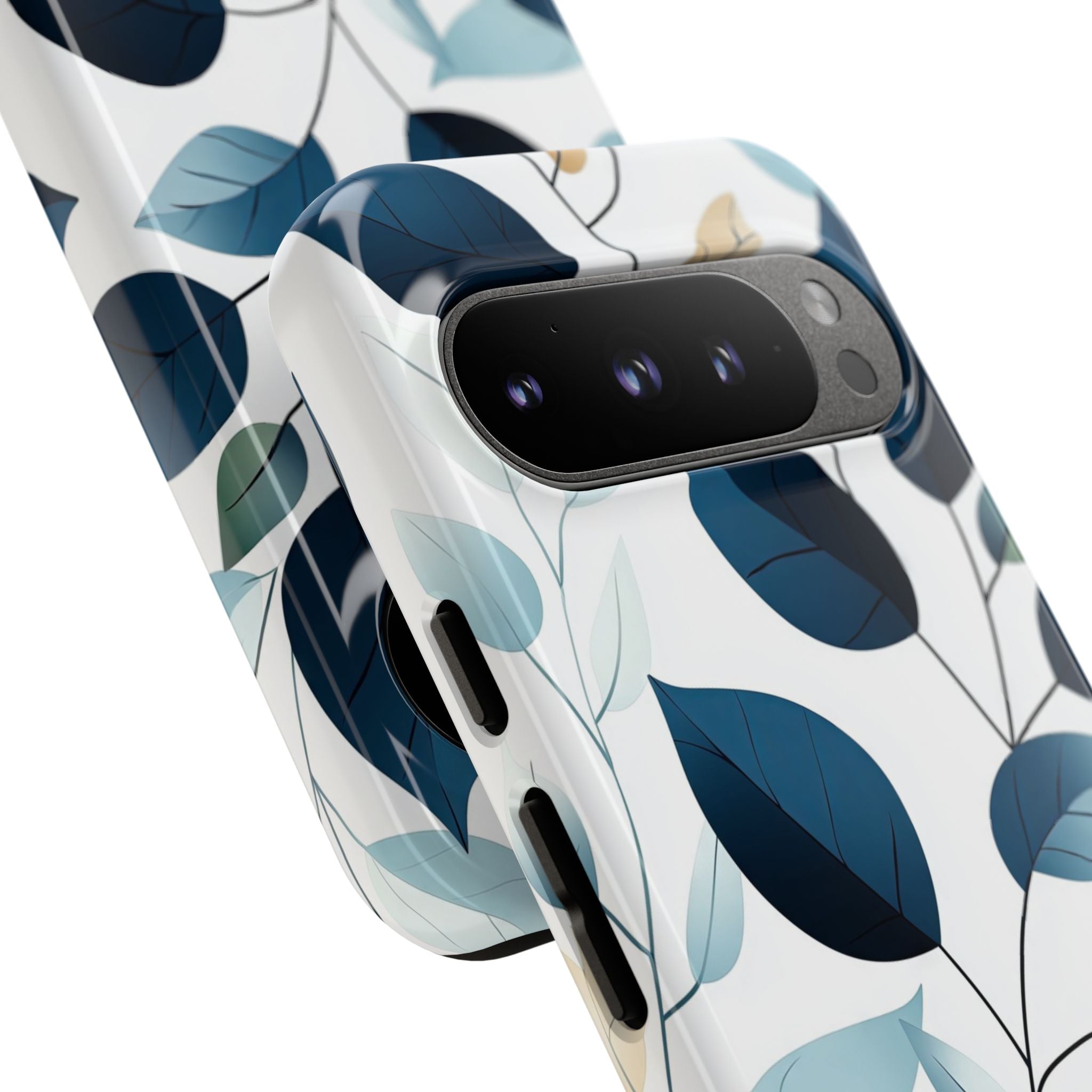 Navy Blattadern Google Pixel 9 Pro Case - Tough