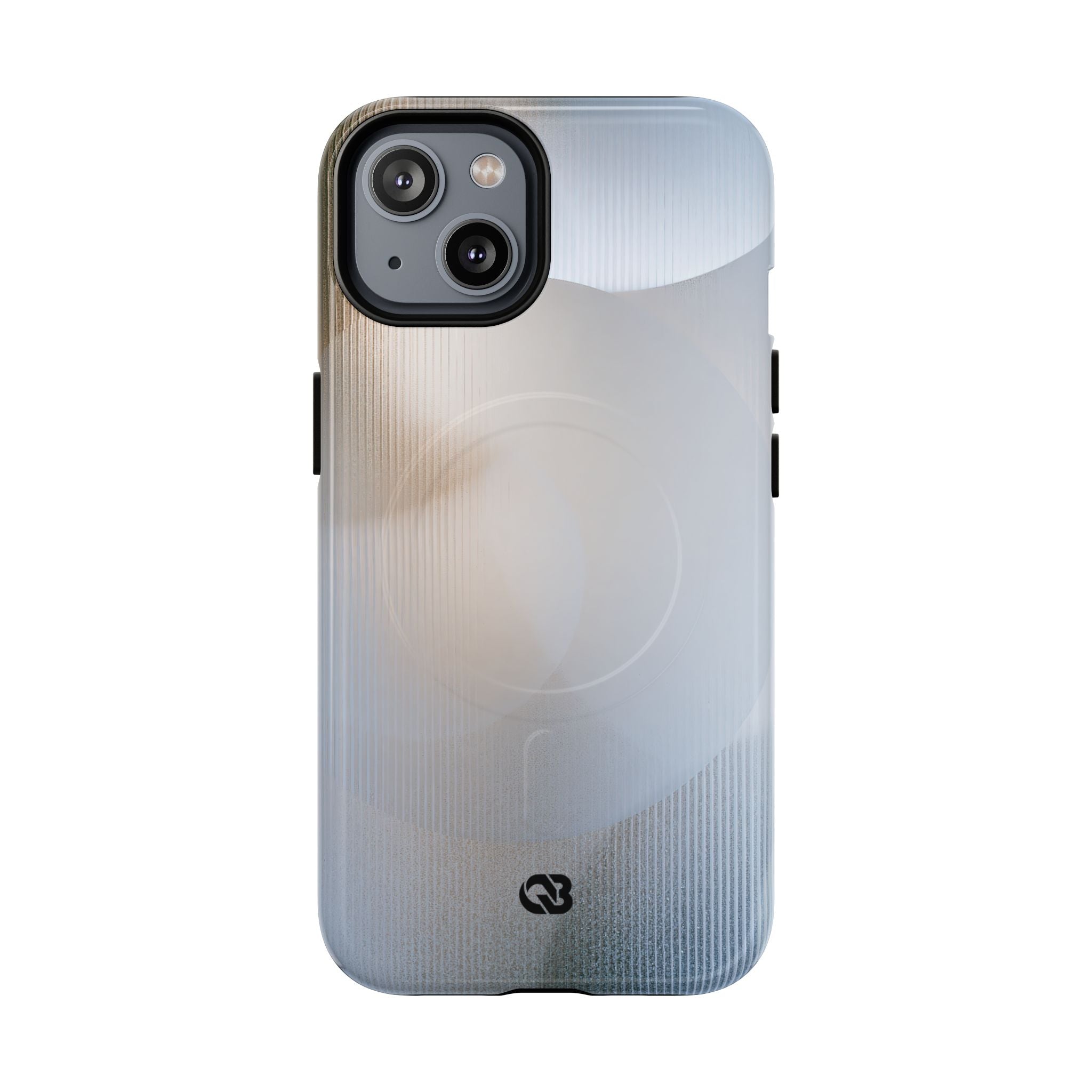 White Tough 2.0 Magsafe Phone Case for iPhone - Frosted Ribbed Sphere