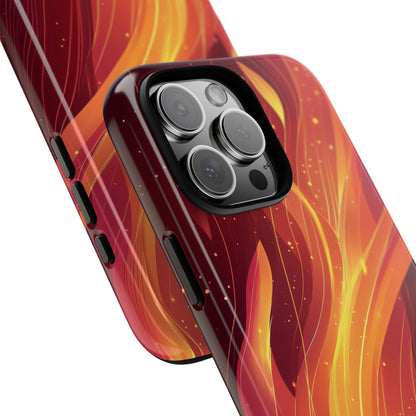 Flaming Flow iPhone 16 Pro Max - Kova suojakotelo