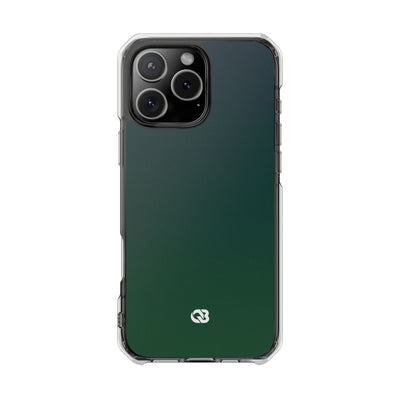 Green Impact MagSafe Phone Case for iPhone - Midnight Pine Horizon