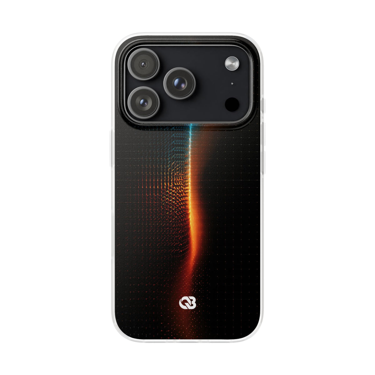 Luminous Refraction Grid · Lite Phone Case for iPhone ·  Black